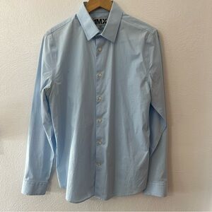 Express 1MX brand men's dress shirt light blue medium
